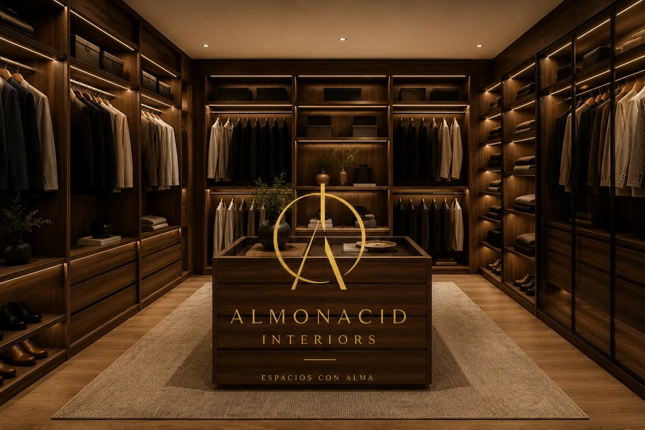 Walk-in Closet en Madera